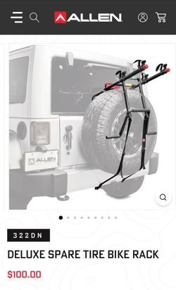 Allen Sports Deluxe 2- Bike Spare Tire Rack
