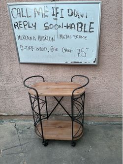 Vintage bar cart