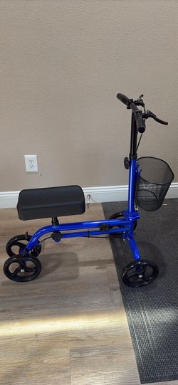 New knee scooter fully assembled