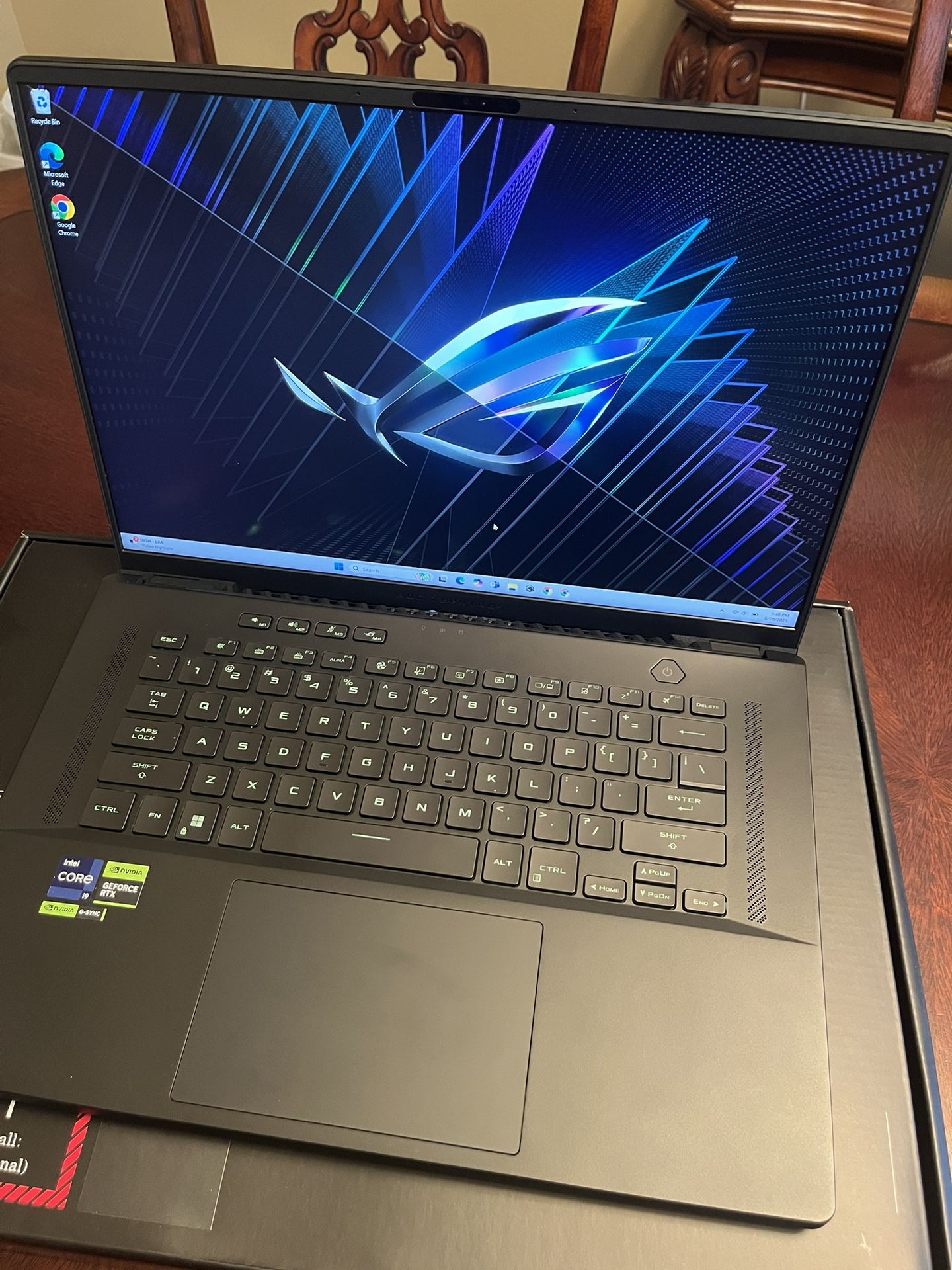 Gaming Laptop, Like New Hardly Used, ROG Zephyrus Model #GU604VI-M16.I94070