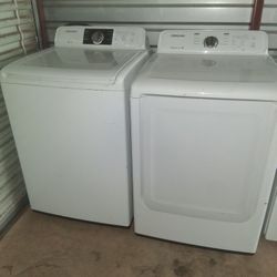 💦$220 For The Set Samsung Washer and Electric Dryer Works Great 💦90-Day Warranty 💦Pick Up Only(Bessemer)