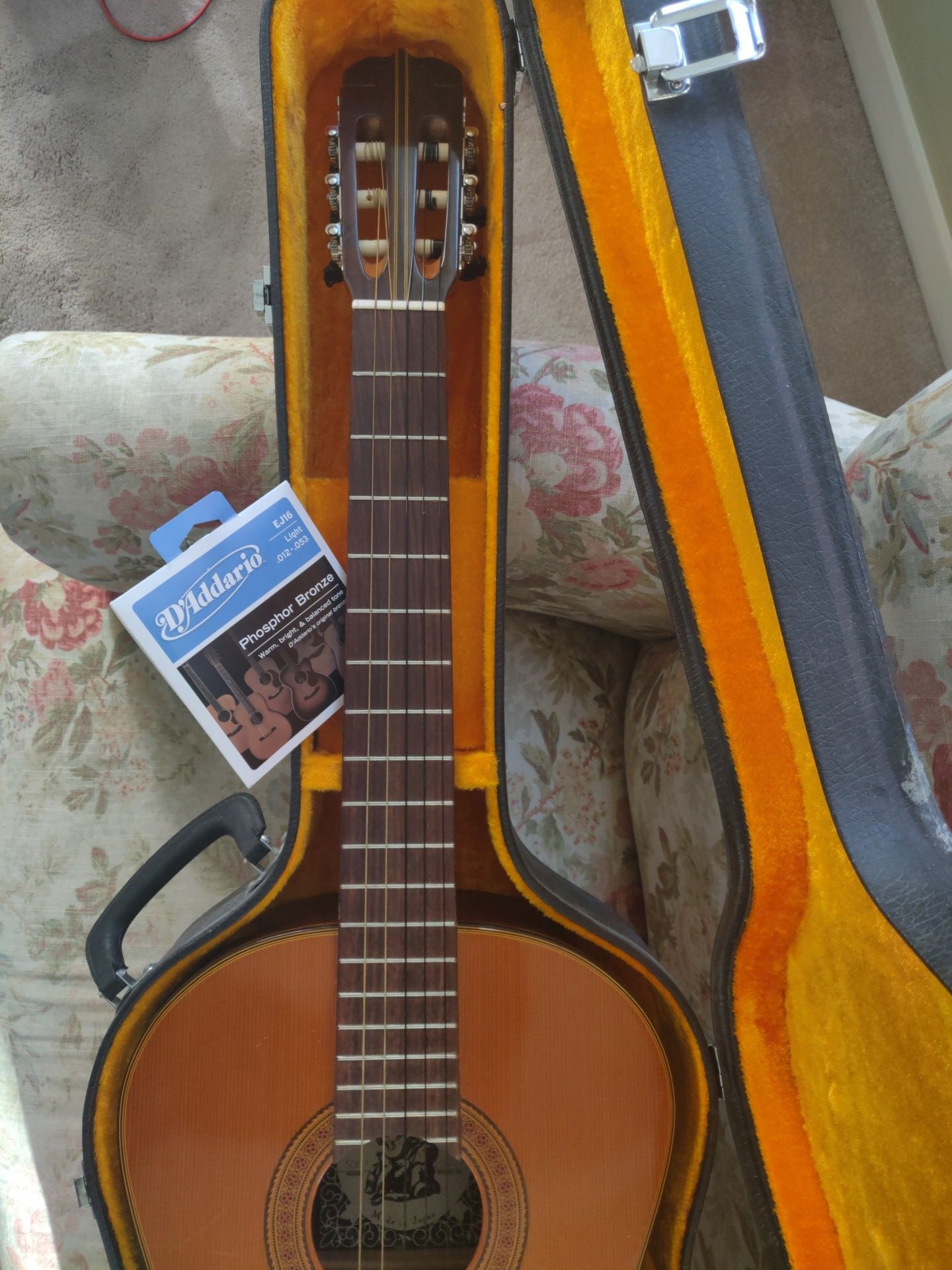 Vintage 1978 Alvarez 5001 Classical Acoustic Guitar Made in Japan