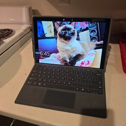 Microsoft Surface Pro 6 Tablet, 12-inch, Intel Core i7, 16GB RAM, 512GB SSD, Black Comes With Keyboard, 65 Watt Charger, Pen, Surface Dock And Case