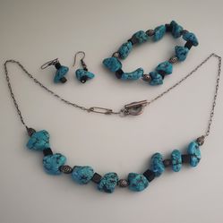 Turquoise Jewelry Set Bundle