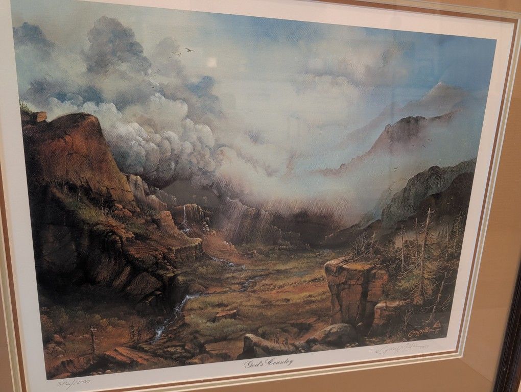 Framed Artwork- God's Country