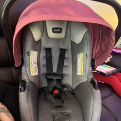 EvenFlo Pivot Modular Car Seat And Carriage Style 