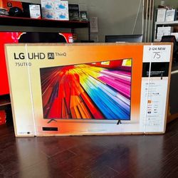 LG 75” UT8000 4K HDR SMART TV