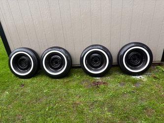 Vintage Firestone white wall tires