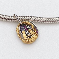Disney x Pandora Tangled Rapunzel & Flynn Rider Boat Double Dangle Charm – Disneyland Paris