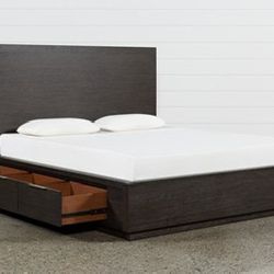Queen Bed Frame With Storage - 6 Drawers