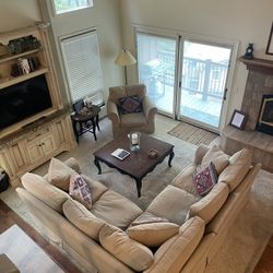 2 Piece Sectional And Chair