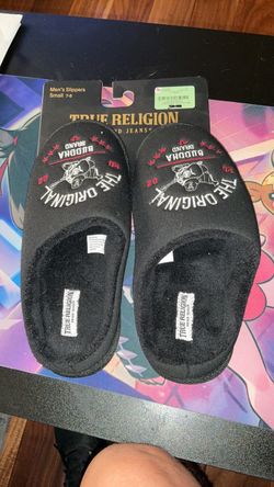 True Religion Men's Slippers Size Small 7-8
