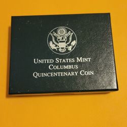 1992-S Columbus Proof Half Dollar Commemorative US Mint Coin