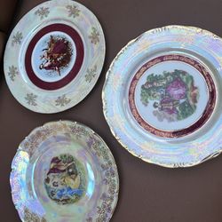 Vintage Romeo and Juliet plates