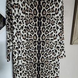 MSK Designer Animal Print Dress/Top Size 16 $10