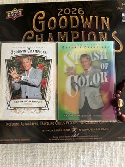 Kevin Von Erich Splash of Color 2026 Upper Deck Goodwin Champions