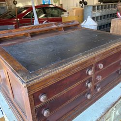 Antique Large Spool Cabinet 