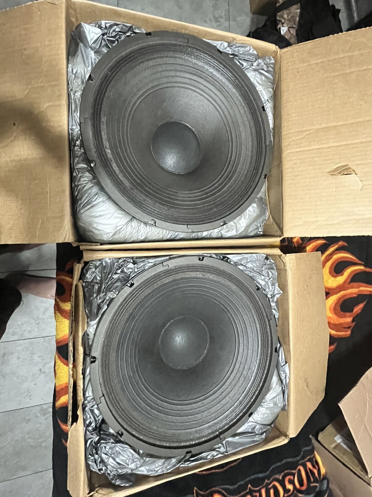 2 Eminence Delta 15 Inch Speakers