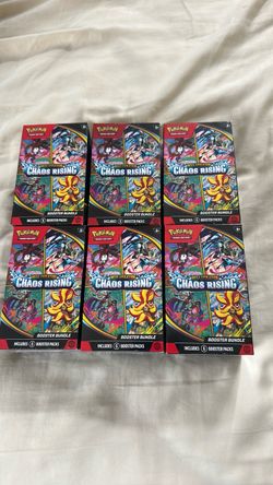 Pokémon Mega Evolution Chaos Rising Booster Bundle x6