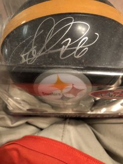 Rod Woodson Steelers mini helmet