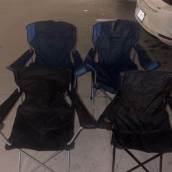 4 Beach Or camping chairs