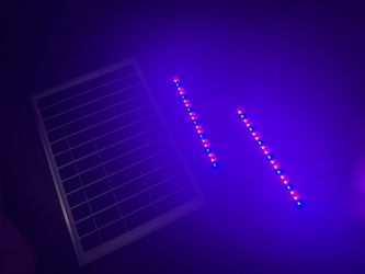 Solar powered broad spectrum UV grow light