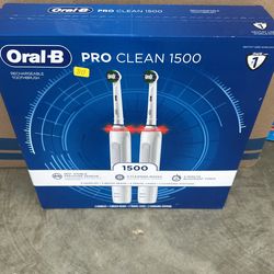 New Oral-B Pro Clean 1500 Set