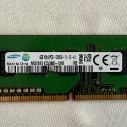 Samsung 4GB 1Rx8 DDR3-1600MHz (PC3-12800) 240-pin DIMM -  M378B5173DB0-CK0