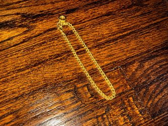 Gold A.P.C. Minimalist Chain Bracelet