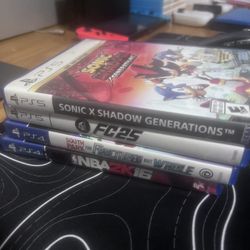 Ps5 and Ps4 Games