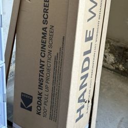 100” Projector Pull Screen (NEW)