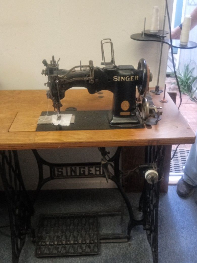 Antique Singer W/ Table