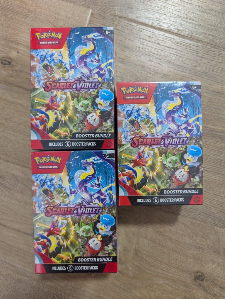 Scarlet & Violet Base Booster Bundles