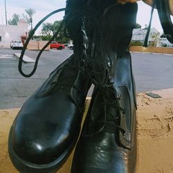 Bellevue Military Combat Leather Boots