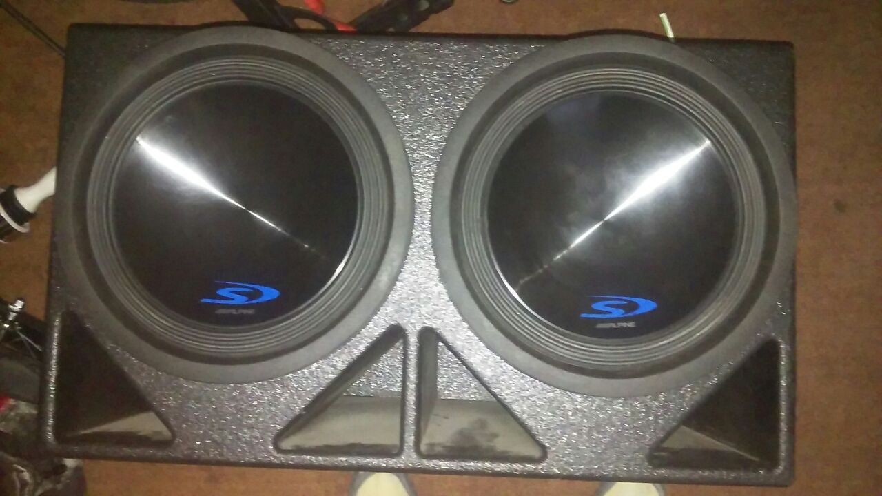 2 12s ALPINE TYPE S IN A TURBO BASS PROBOX