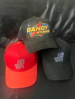 Dandy Hats Red & Black “LA x LV” & Dandy Studios Hat