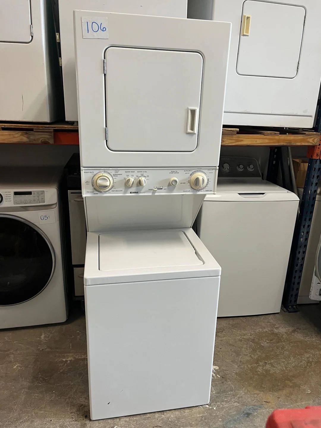 KENMORE 24" STACKABLE WASHER & DRYER 110V