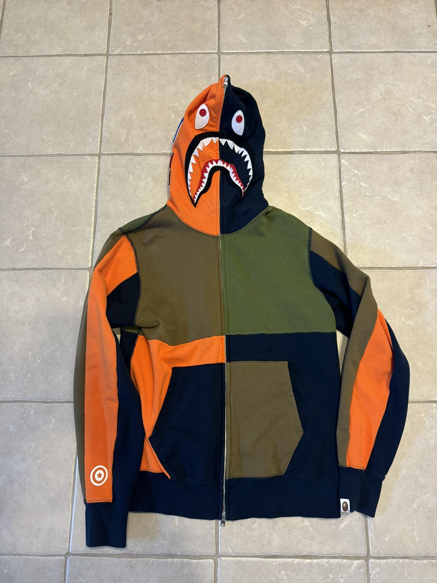 Bathing Ape Full Zip Up Hoodie 