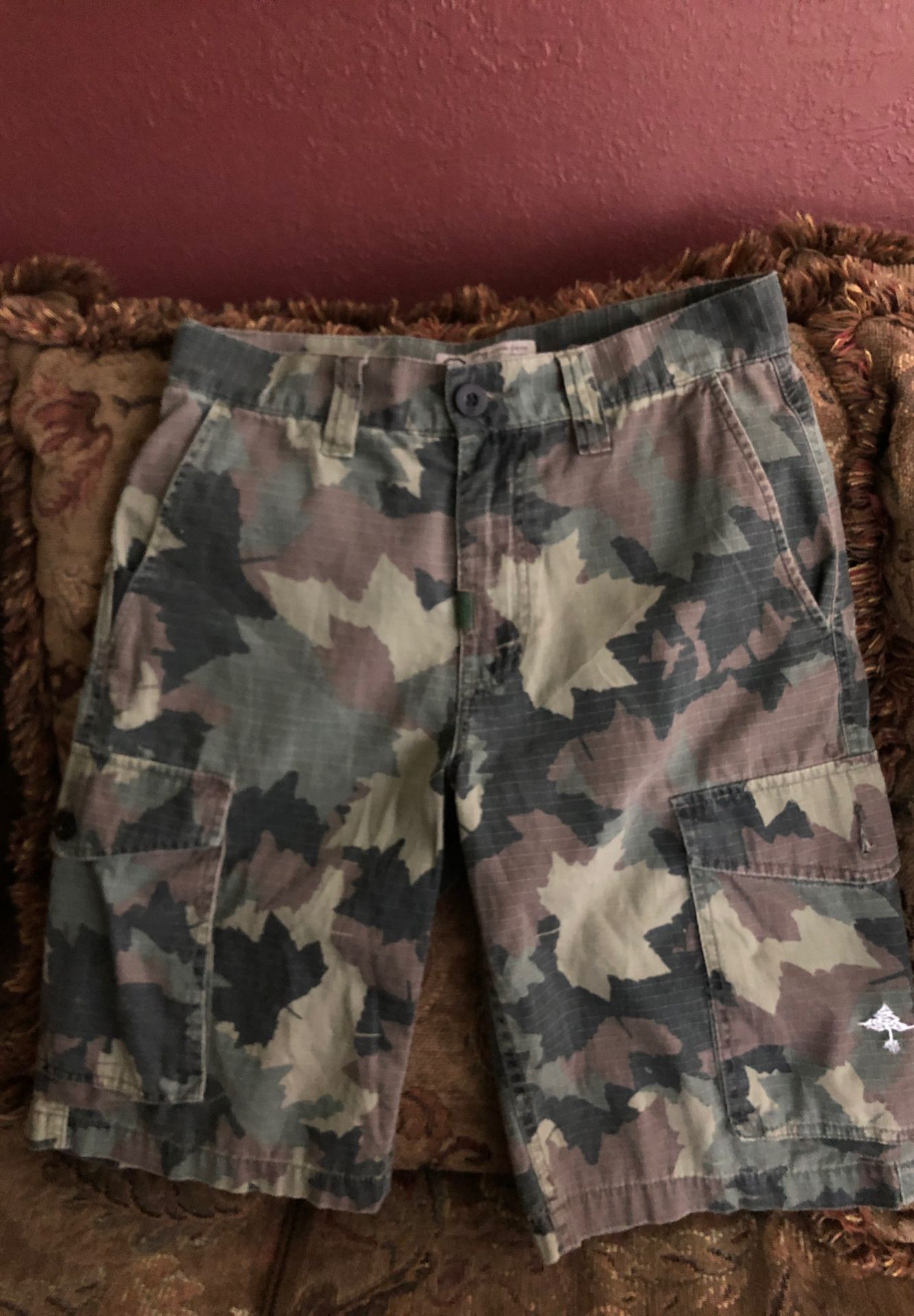 Lng. Classic Camouflage Cargo Shorts
