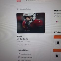 Los Angeles Rams Vs Arizona Cardinals 