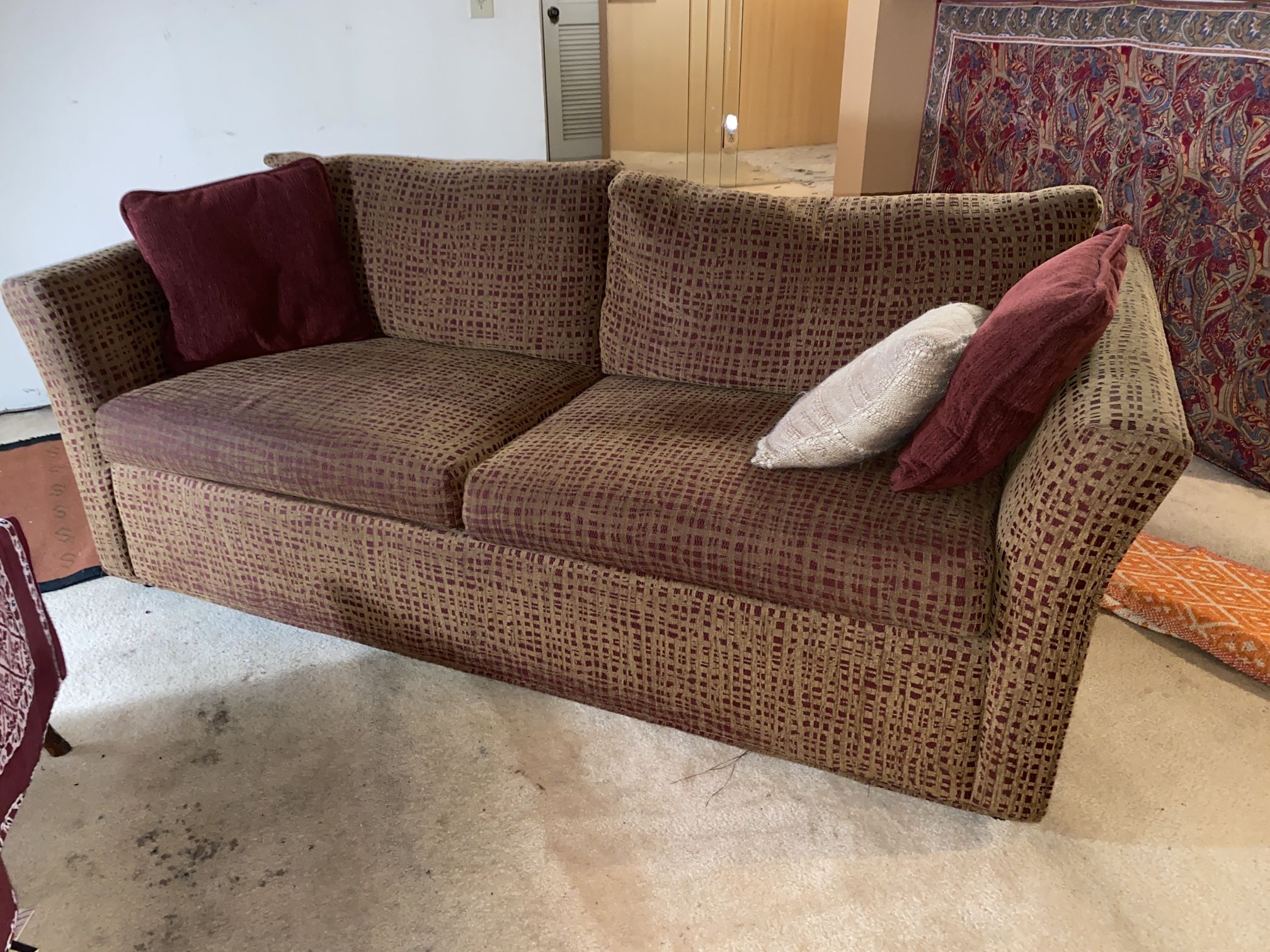 Very Nice Couch- High end - tuxedo style - very good condition
