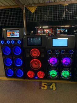 Wifi & Bluetooth Speakers With Touchscreen  New!