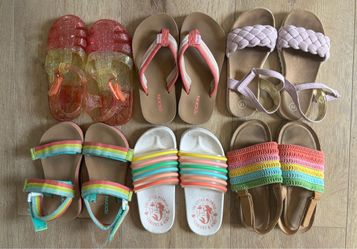 Assorted Kids Sandals Girls SZ 11 12