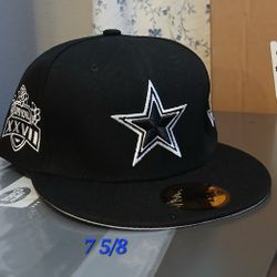 Size 7 5/8 Dallas Cowboys New Era 59fifty Fitted Hat. Brand New Cap 