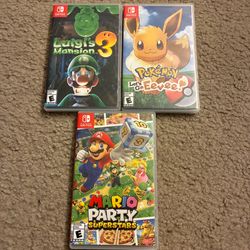 Nintendo switch games priced individually