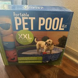 Portable Pet Pool With Toys 