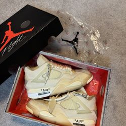 Off-White x Air Jordan 4 Retro SP ‘Sail’