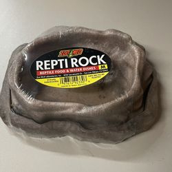 Zoo-Med Repti Rock Reptile Food And Water Dishes