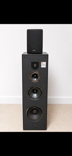 JBL TLX271P Speaker, Yamaha RX-S740 Receiver, Advent Speaker, Subwoofer