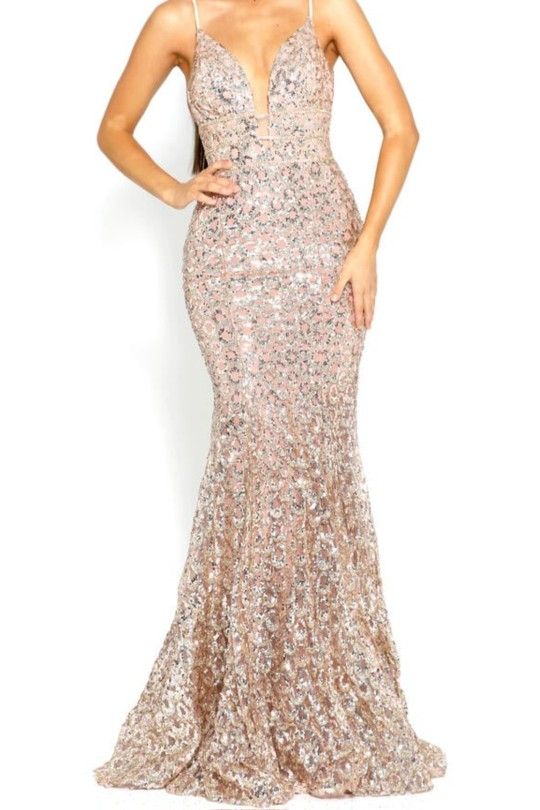 Portia And Scarlett New Prom Dress Gold